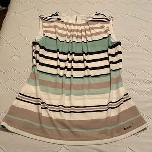 Stripe dress blouse
